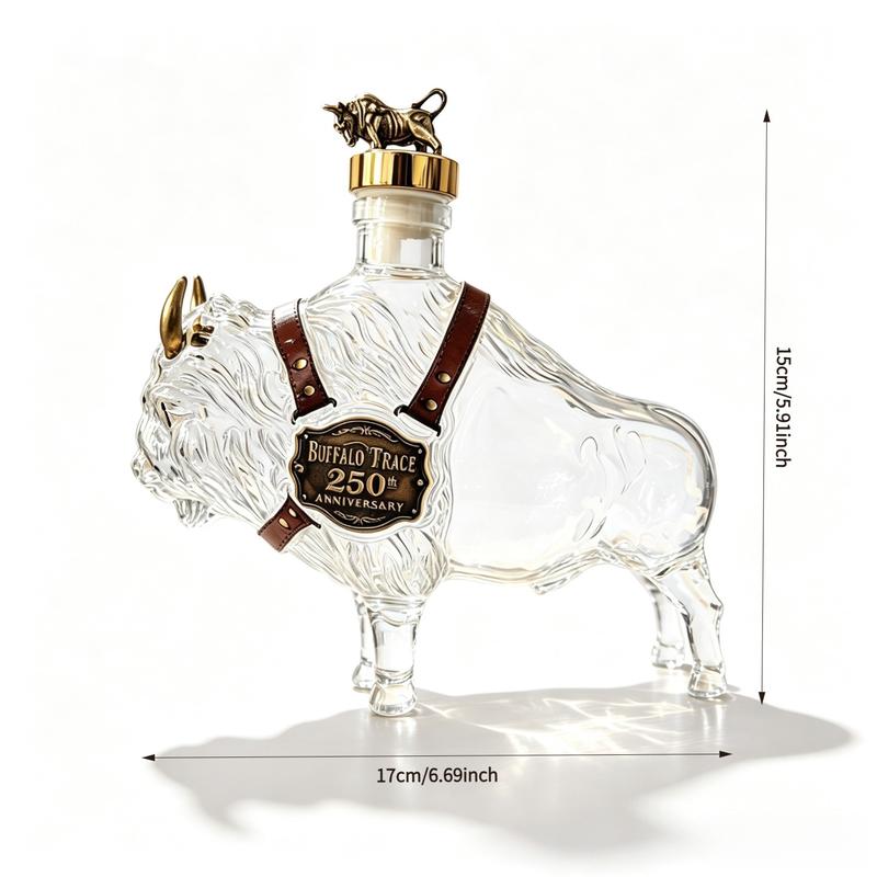 Garrafão de whisky em vidro borossilicato soprado 350ML