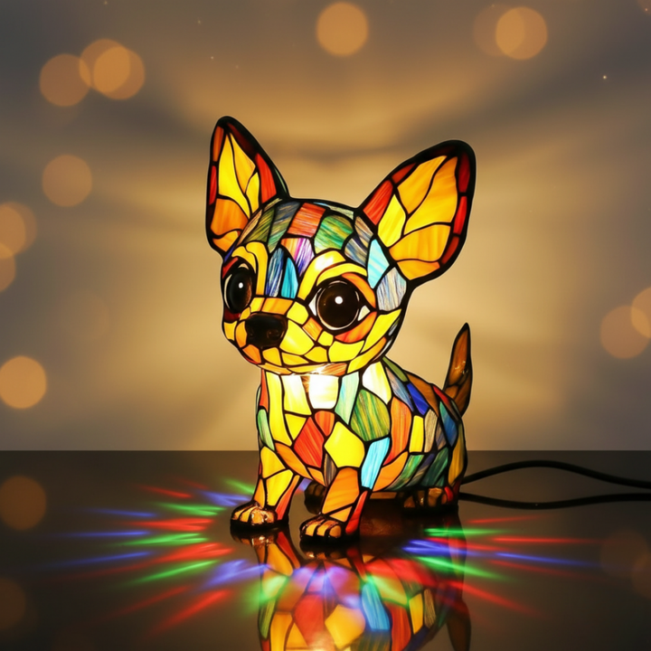 Lâmpada pendente de chihuahua encantador