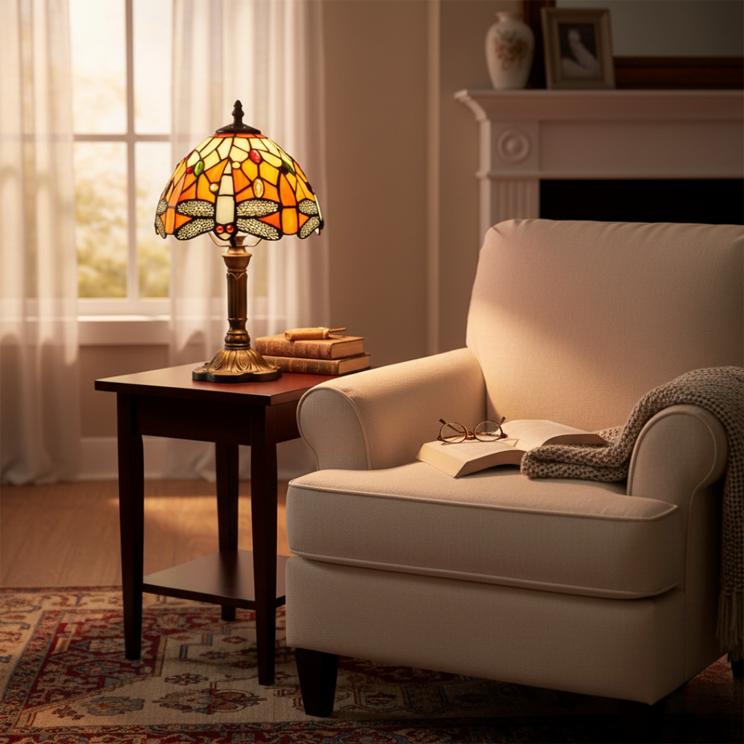 Lâmpada elegante com brilho suave para decoração moderna