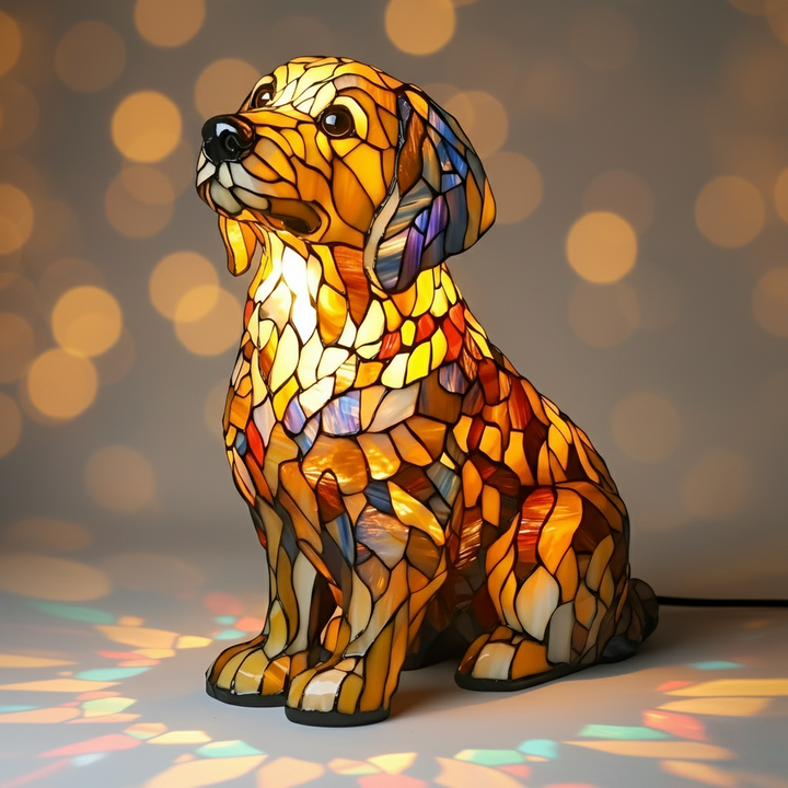 Espírito radiante do golden retriever