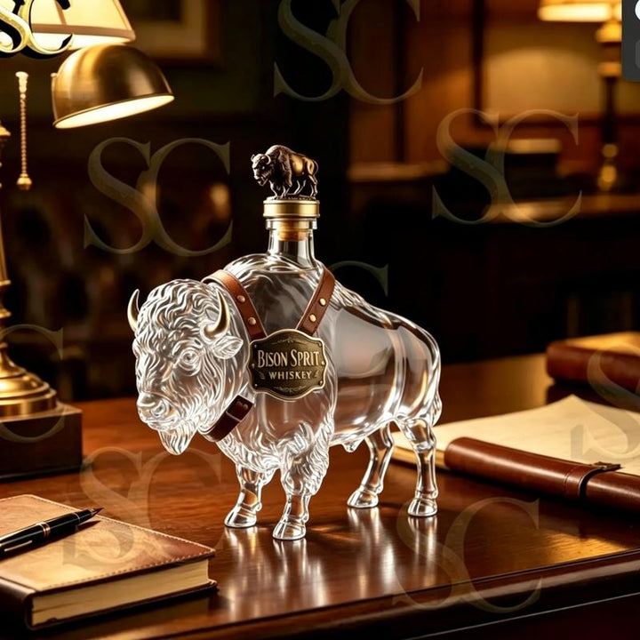 Garrafão de whisky em vidro borossilicato soprado 350ML