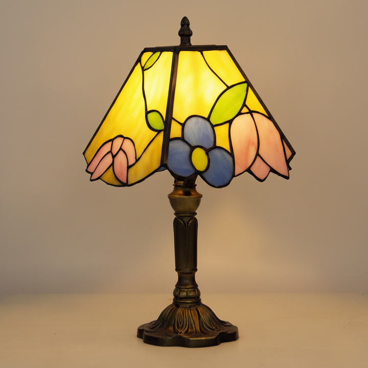 Lâmpada decorativa em vidro Tiffany Florina