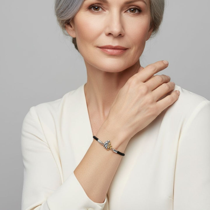 Pulseira de cordão com ícone de cão