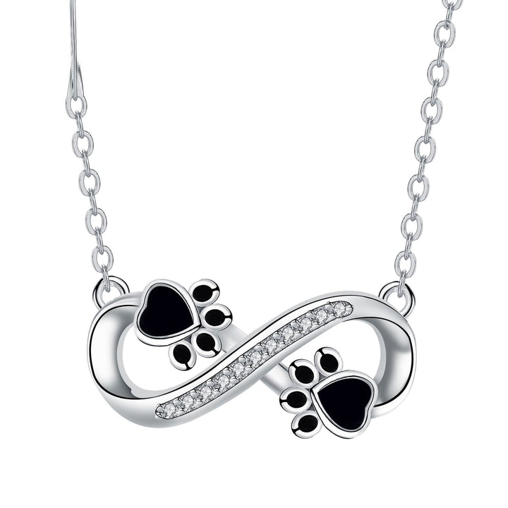 Corrente de patas Infinite Love com zircónias