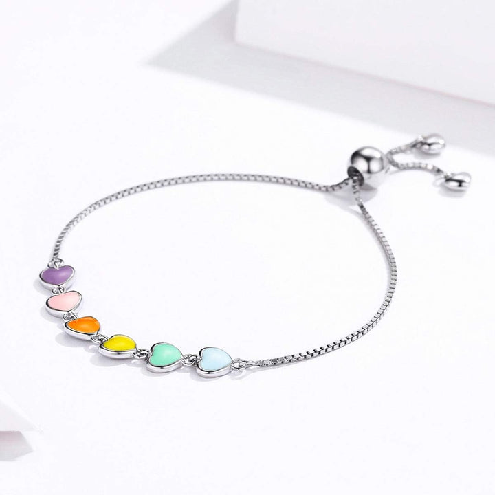 Pulseira ajustável em prata esterlina com impressão de pata de cão