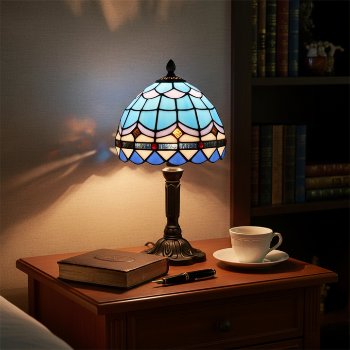Lâmpada de mesa vintage em estilo barroco AURELIA