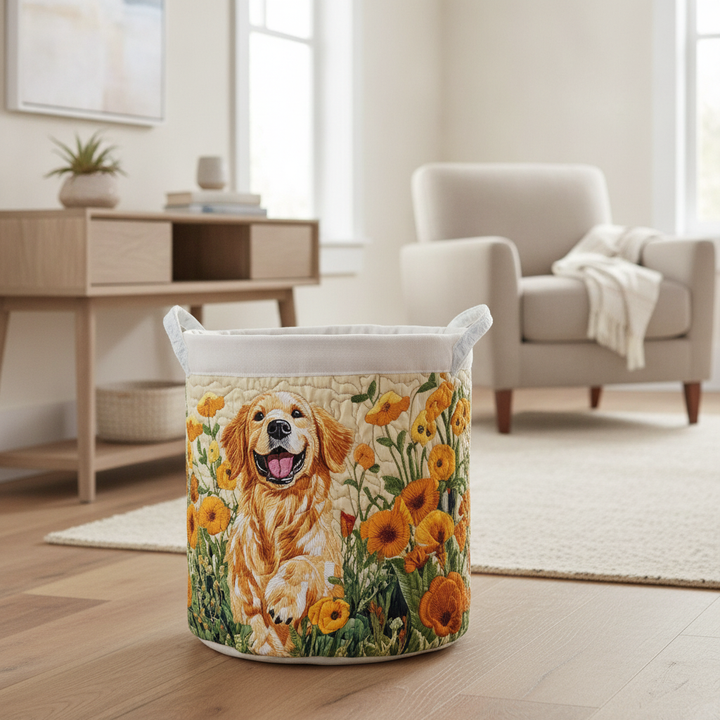 Cesto de roupa Happy Golden Pup