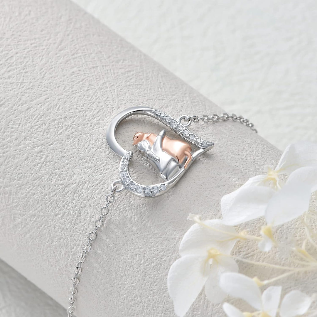 Pulseira delicada para amantes de cães