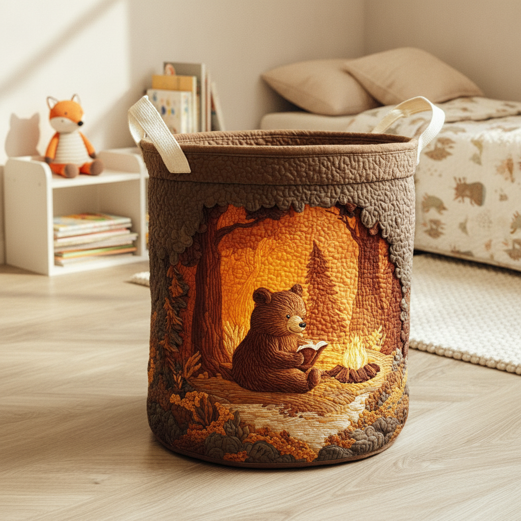 Cesto de roupa Reading Bear