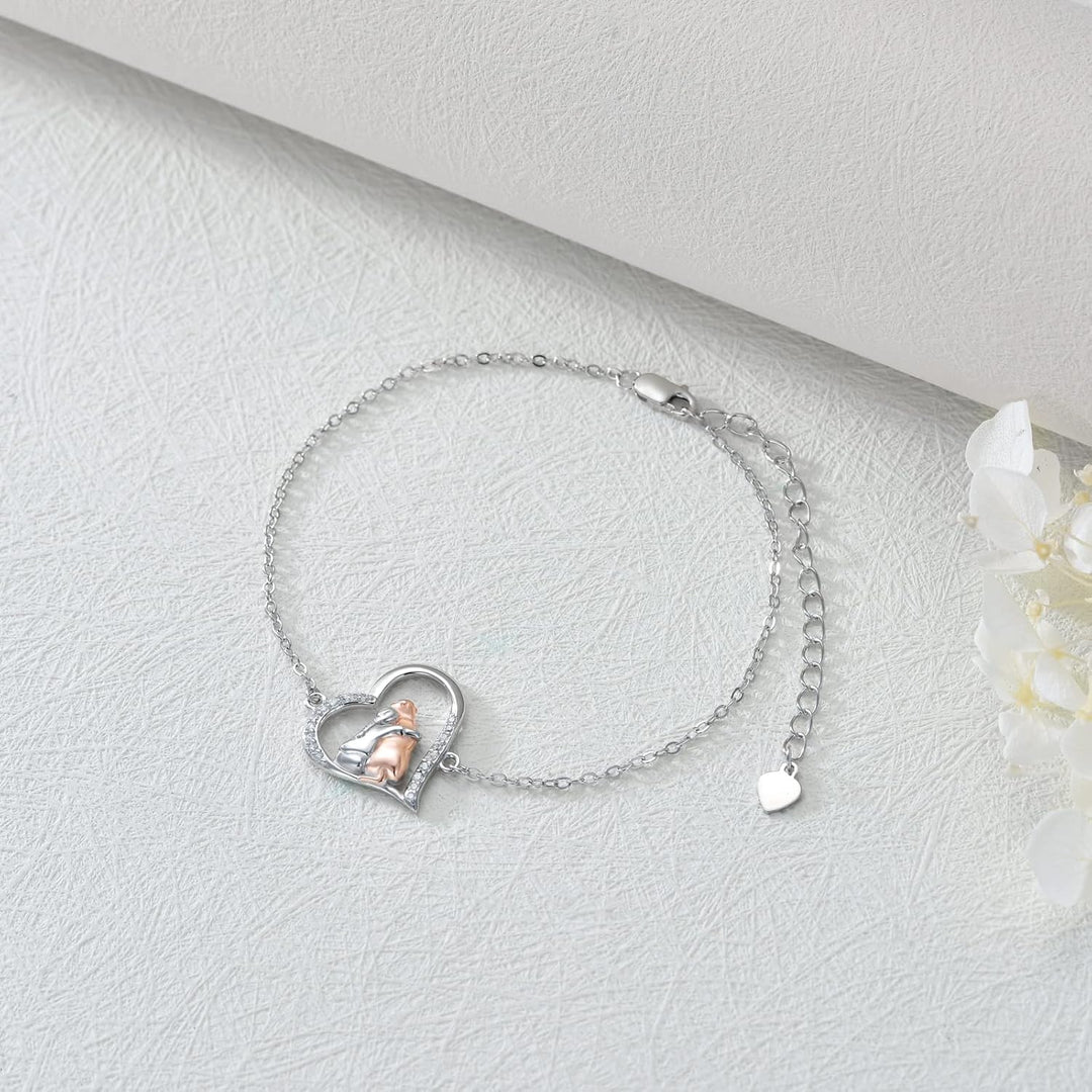 Pulseira delicada para amantes de cães