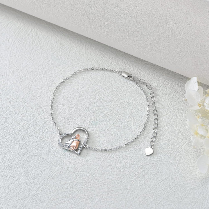 Pulseira delicada para amantes de cães