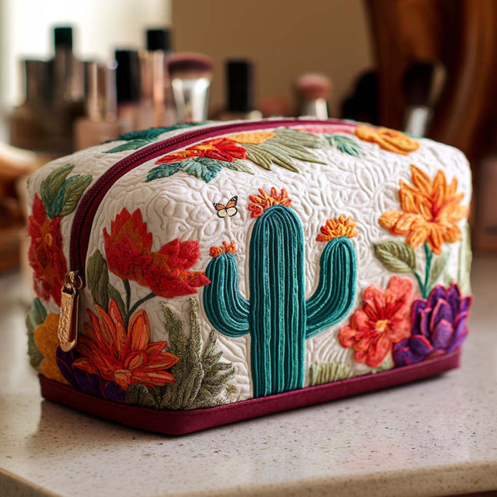 Bolsa de maquilhagem acolchoada Arizona Bloom