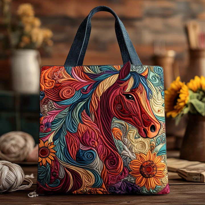 Mala de ombro Stallion com design outonal