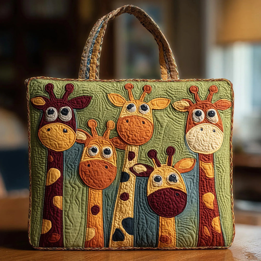 Saco de ombro acolchoado Giraffe Tower