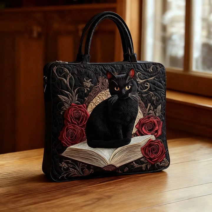 Saco tote acolchoado com design de patas escuras