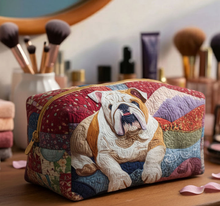 Bolsa de maquilhagem acolchoada Bulldog Cuddle