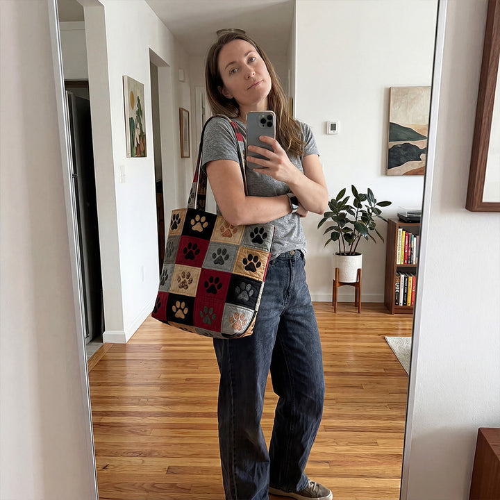 Saco de mão com fecho Cozy Paws