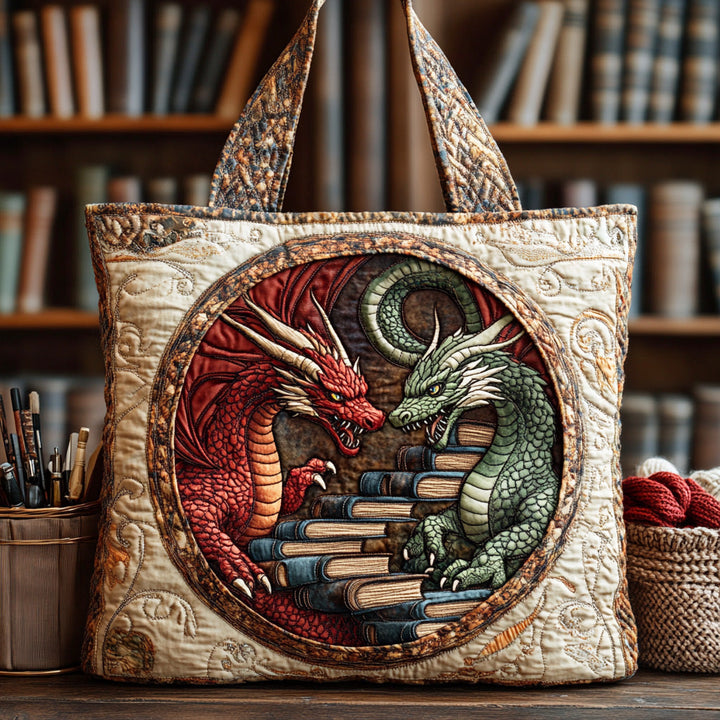 Saco de pano Dragon para livros e compras