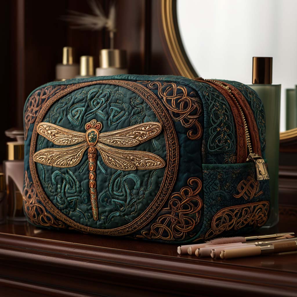 Bolsa de maquilhagem acolchoada Dragonfly Serenity