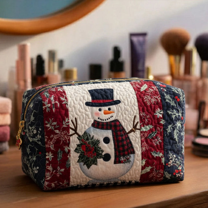 Bolsa de maquilhagem acolchoada Frosty Cheer