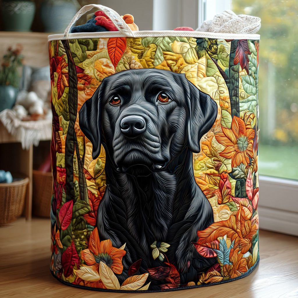 Cesto de roupa Labrador com design leal e divertido