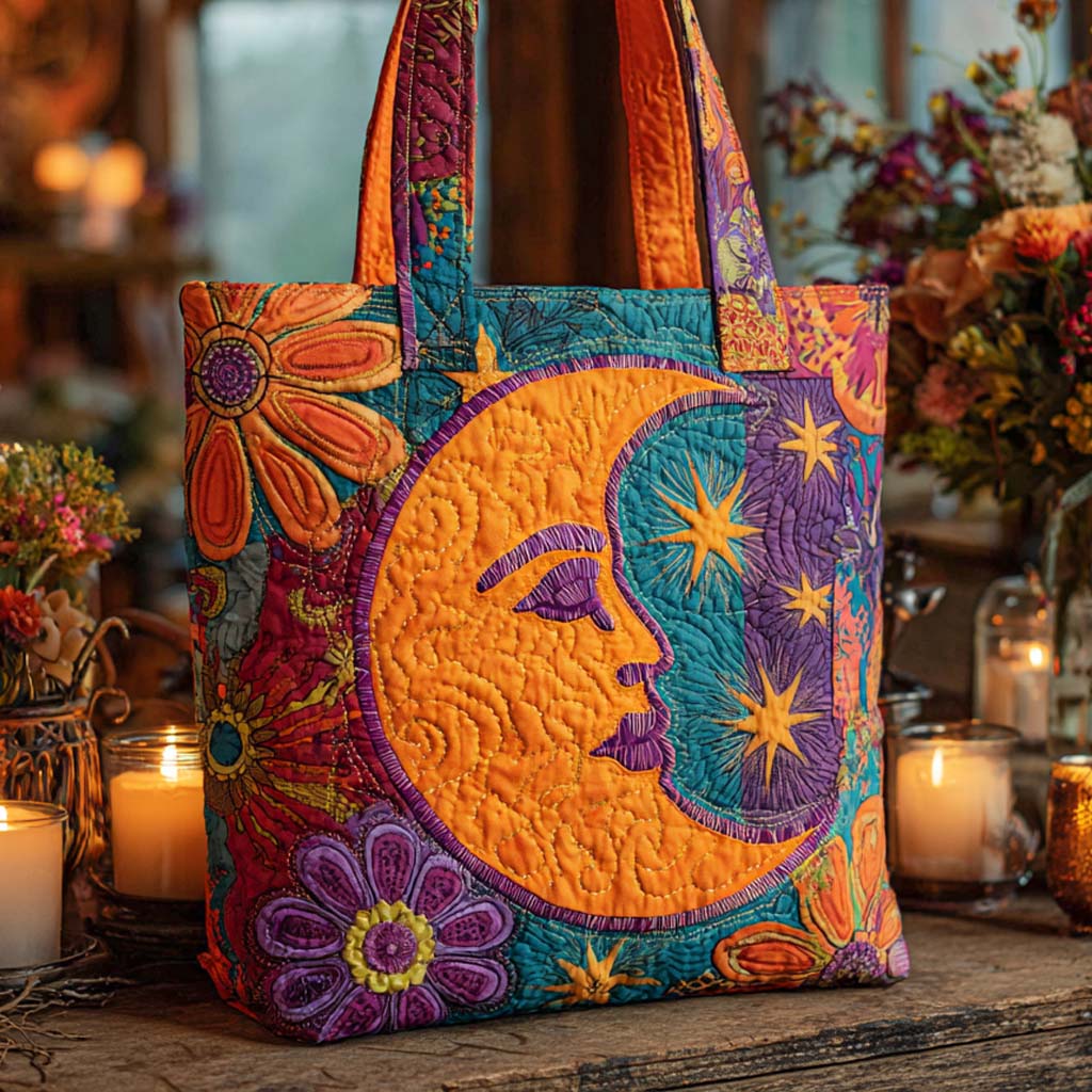 Saco tote Lunar Peace com brilho