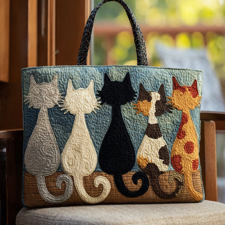 Saco tote com orelhas de gato e design encantador