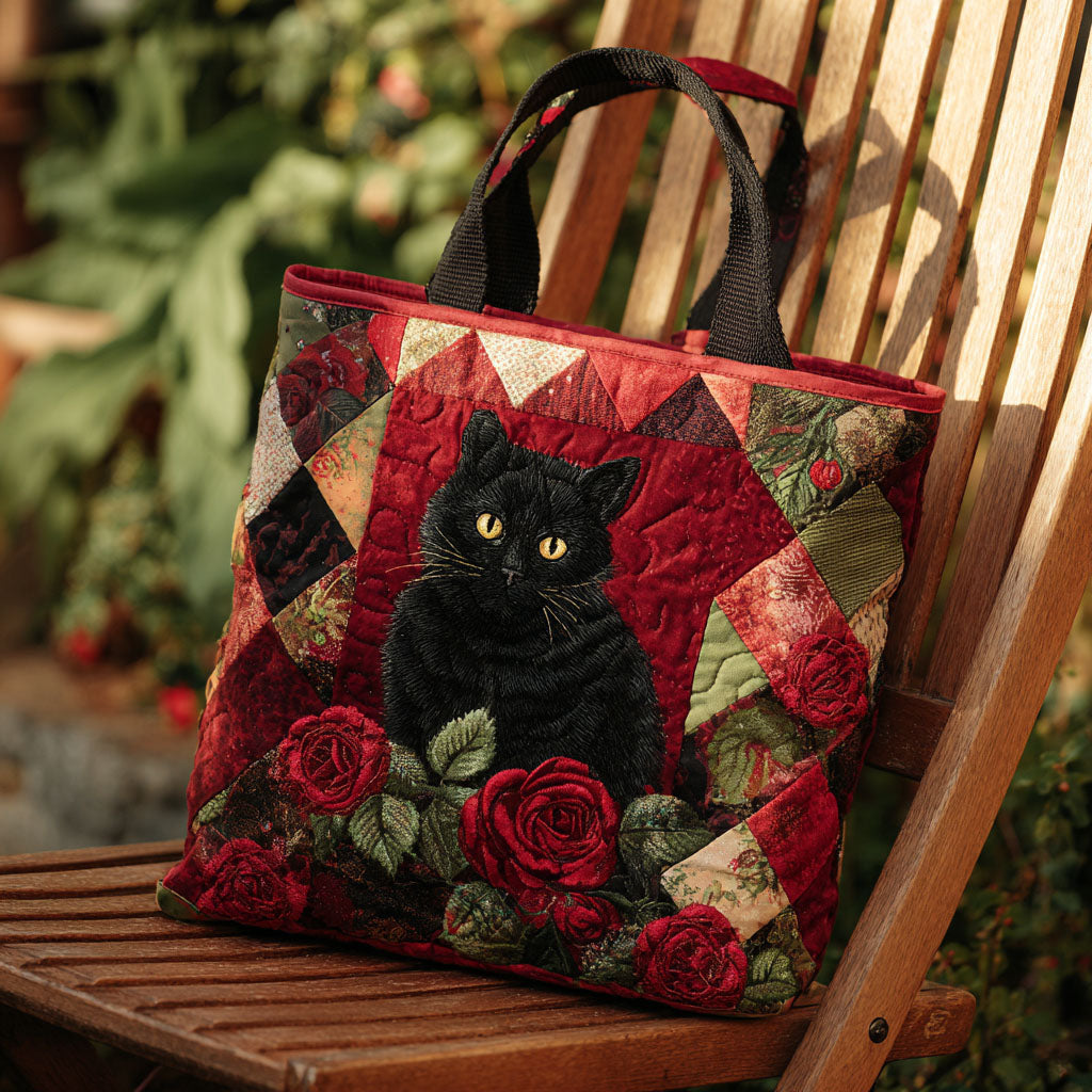 Saco tote Midnight Rose com alças confortáveis