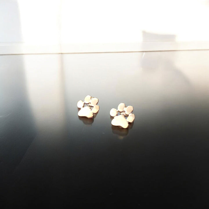 Brincos de patas em aço inoxidável hipoalergénico