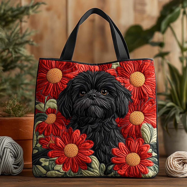 Saco de mão Shih Tzu elegante e prático