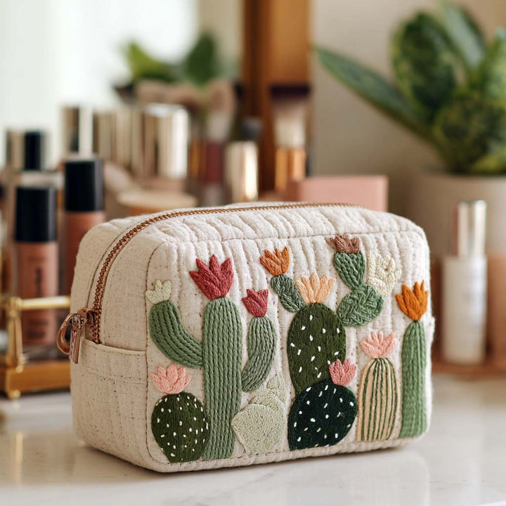 Bolsa de maquilhagem acolchoada Prickly Love