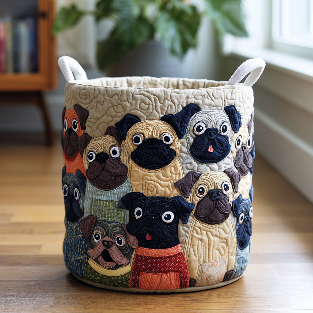 Cesto de roupa Pug Spirit
