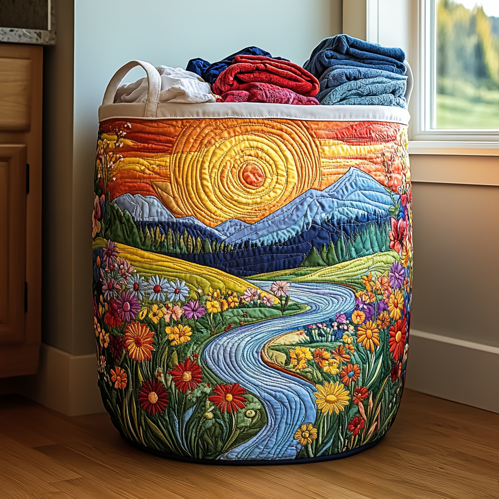Cesto de roupa River Bloom