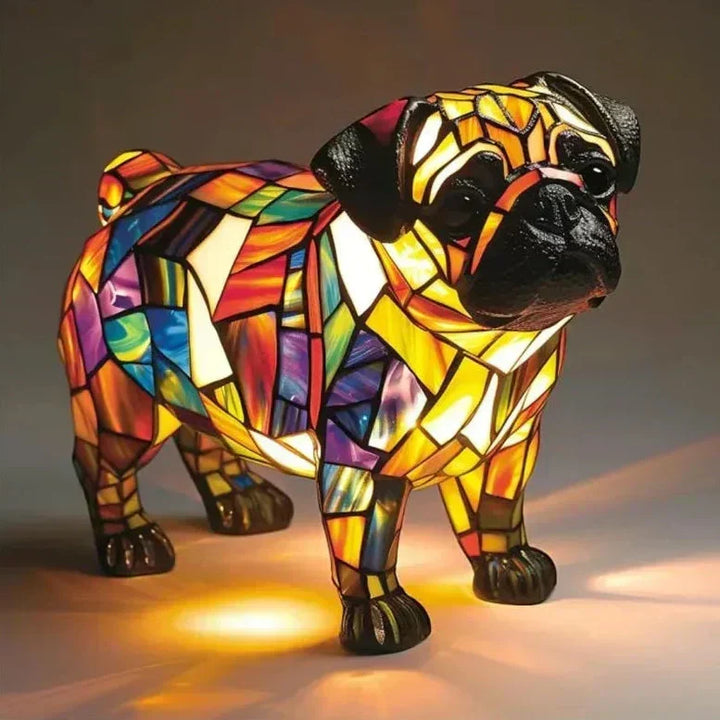 Pug luminoso e adorável para iluminar o seu dia