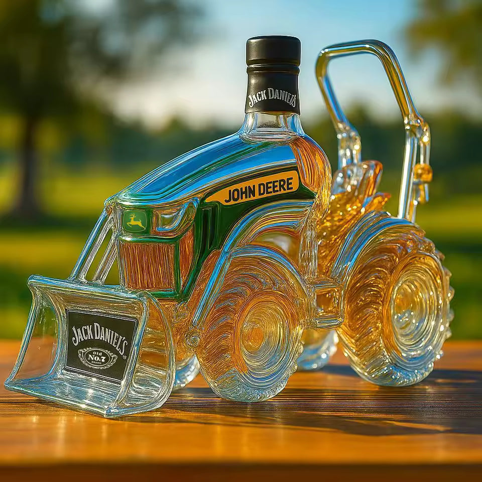 Decantador de whisky elegante e sofisticado
