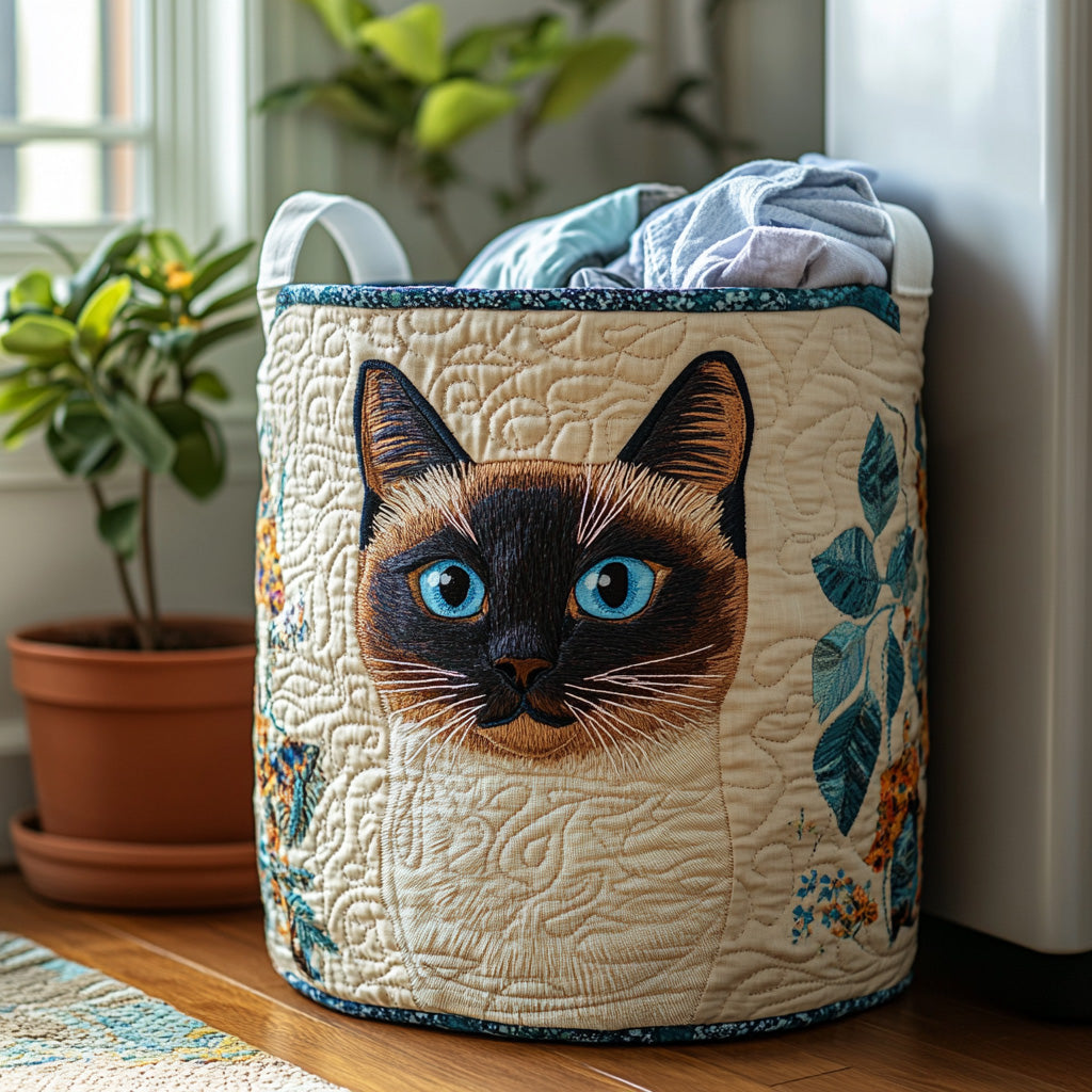 Cesto de roupa Joy para gatos siameses