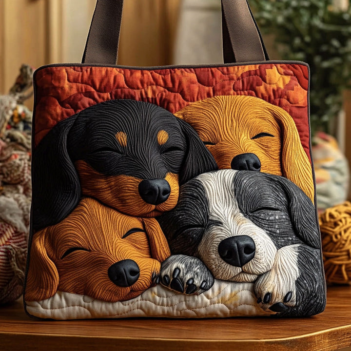 Saco de pano com cães Dachshund para um estilo descontraído