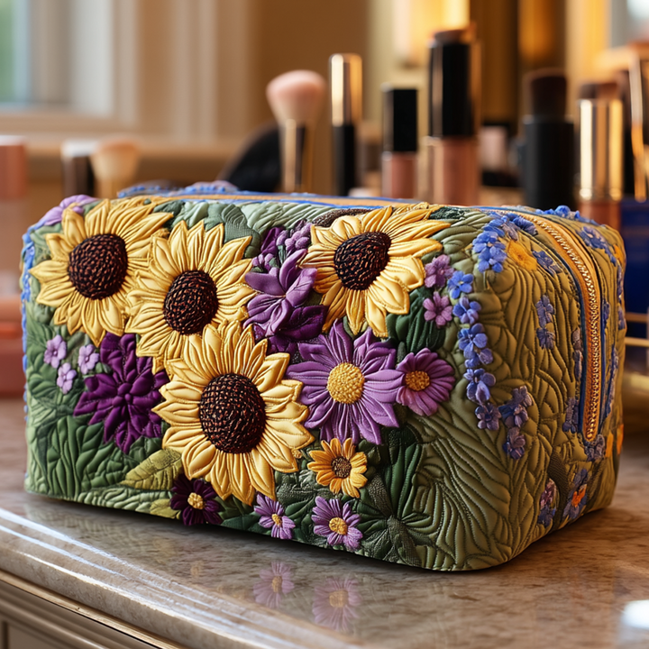 Bolsa de maquilhagem acolchoada Sunshine Field