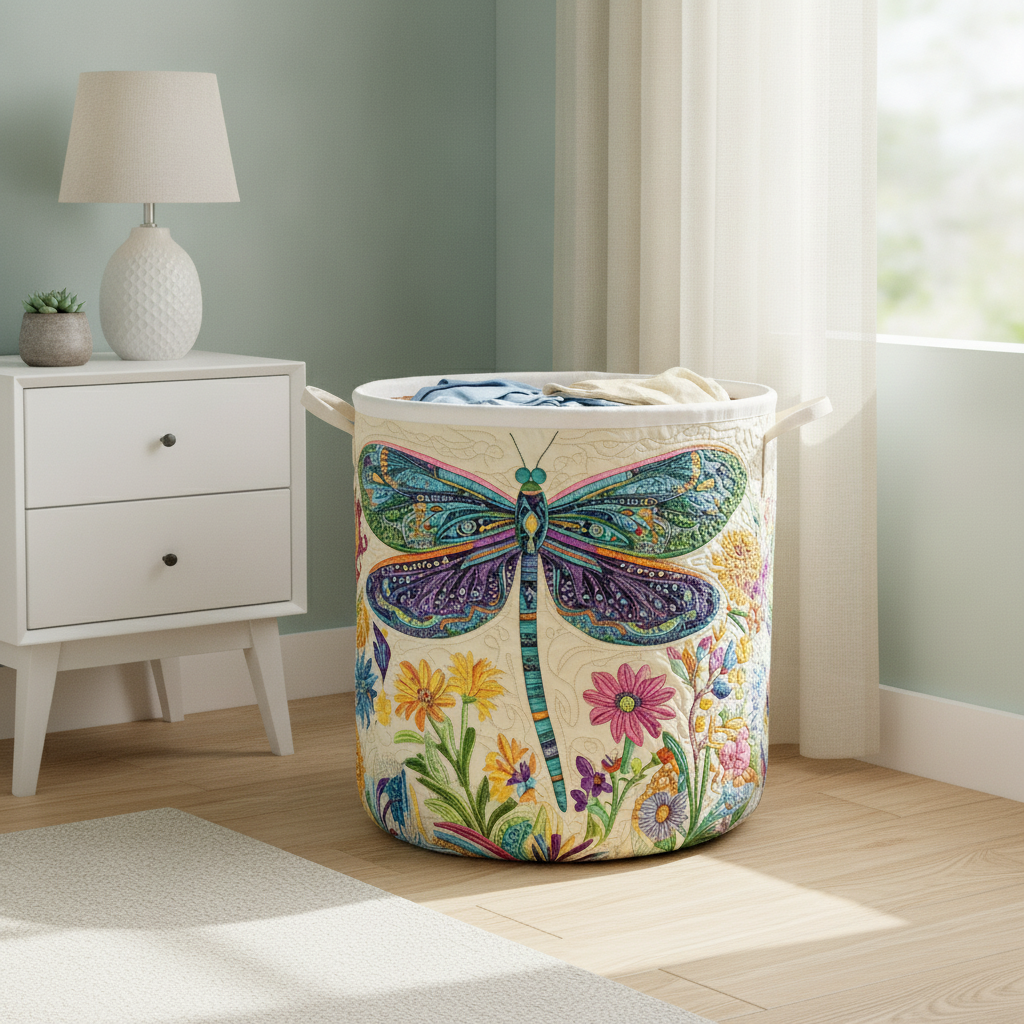 Cesto de roupa Wild Serenity em estilo natural