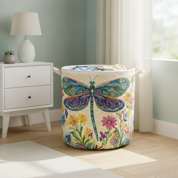 Cesto de roupa Wild Serenity em estilo natural
