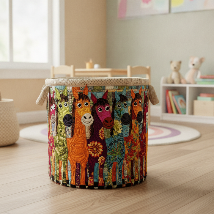 Cesto de roupa Bright Herd com design moderno e prático
