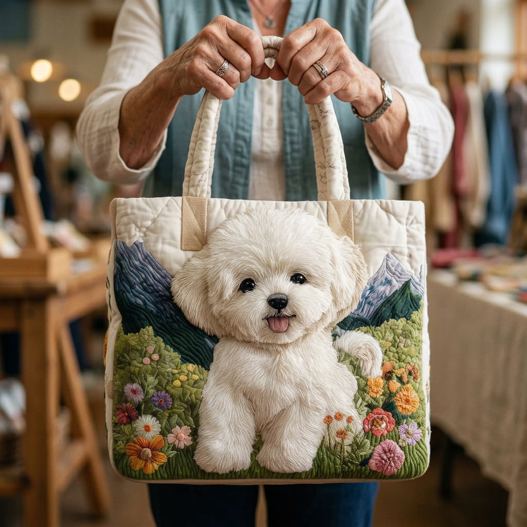 Saco acolchoado encantador para amantes de cães