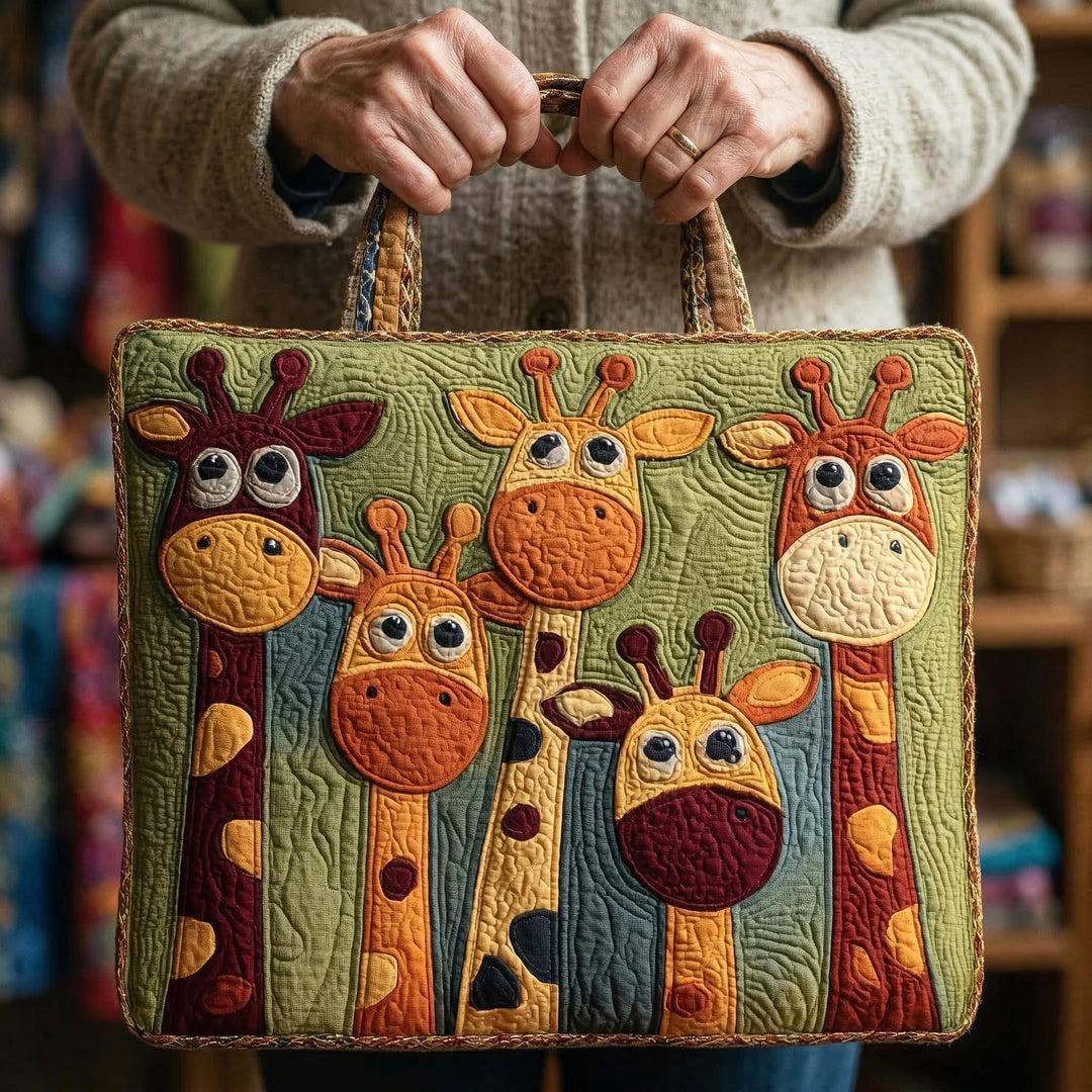 Saco de ombro acolchoado Giraffe Tower